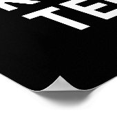 Poster Je ne suis pas vieille, je suis une adolescente Re (Coin)