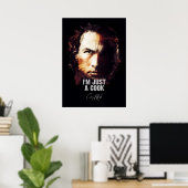 Poster Je ne suis qu'un Cuisinier Casey Ryback sous SIEGE (Bureau à domicile)