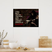 Poster Je Ne Tiptote Pas À Travers La Vie (Cuisine)