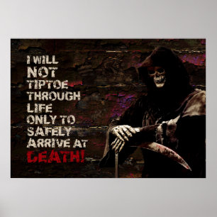 Poster Je Ne Tiptote Pas À Travers La Vie