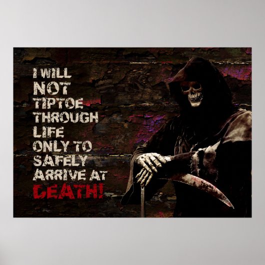Poster Je Ne Tiptote Pas À Travers La Vie (Devant)