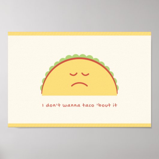 Poster Je ne veux pas que tu le fasses. (Devant)