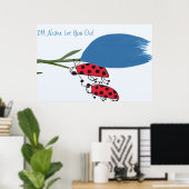 Poster Je ne vous laisserai jamais aller imprimer (Bureau à domicile)