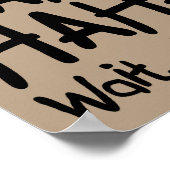 Poster Je n'en comprends pas l'affiche drôle (Coin)