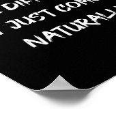 Poster Je N'Essaie Pas D'Être Difficile Sarcasme Graphiqu (Coin)