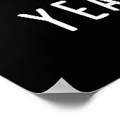 Poster Je n'étais pas né Levure-aujourd'hui Funny Pun de (Coin)