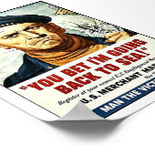 Poster Je Parie Que Je Reviens En Mer ! (Coin)