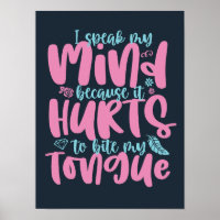 Je Parle Mon Esprit Inspiration Courage Citation H