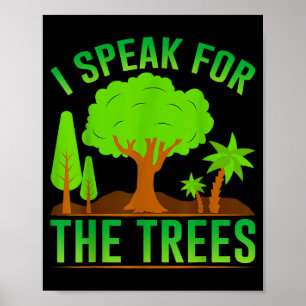 Poster Je parle pour les arbres _1