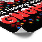 Poster Je Passe Juste Avec Mes Gnomies Pajama Gnome Chr m (Coin)