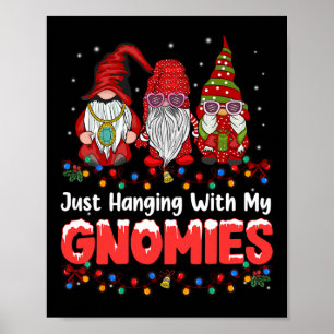 Poster Je Passe Juste Avec Mes Gnomies Pajama Gnome Chr m