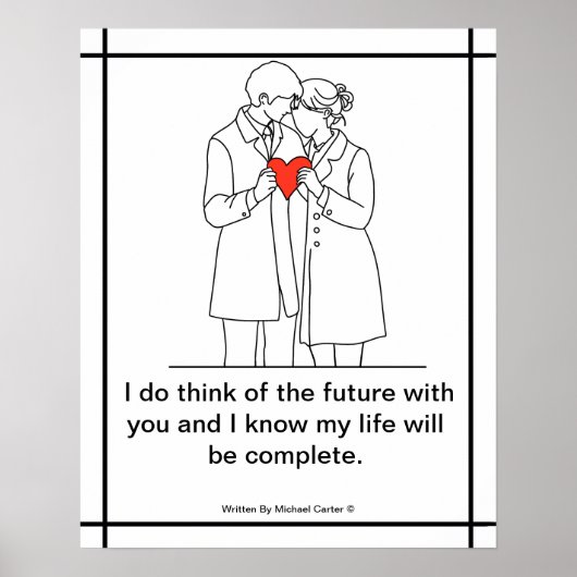 Poster Je pense à l'avenir avec vous__Poster (Devant)