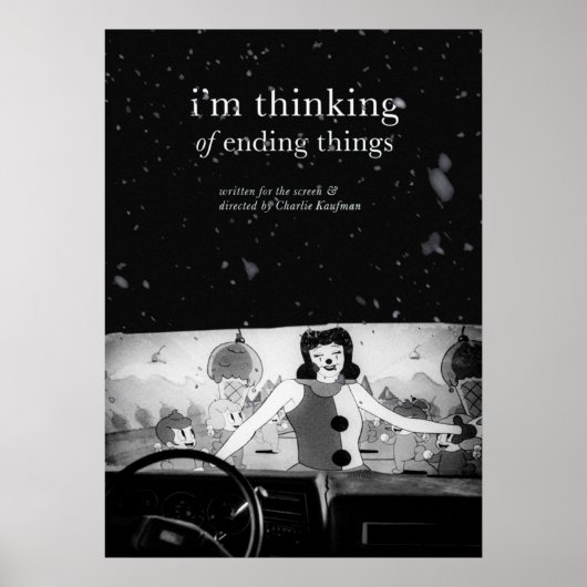 Poster Je pense à mettre fin aux choses Film (Devant)