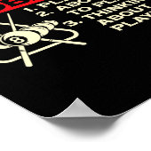 Poster Je Pense Probablement À Billiards Snook (Coin)