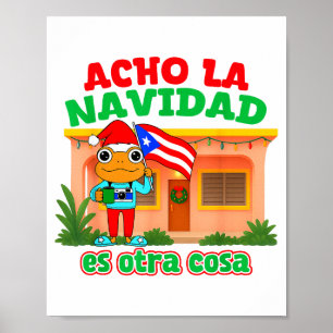 Poster Je pense que Noël est autre chose Porto Rico Noël