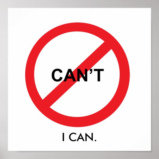 Poster Je peux (Devant)