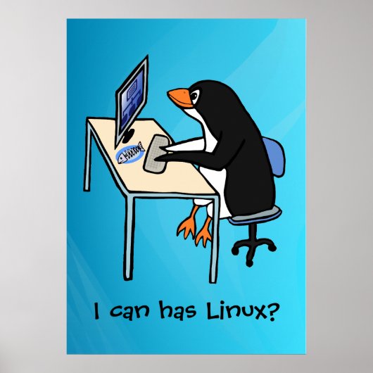 Poster Je peux avoir Linux ? (Devant)