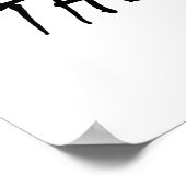 Poster Je Peux Casser Ces Chaussures (Coin)