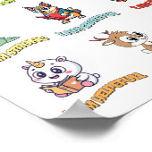 Poster Je peux faire des choses difficiles Enseignant Ret (Coin)