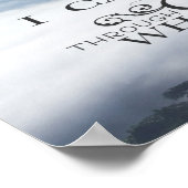 Poster Je peux faire tout par le Christ Bible Verse (Coin)