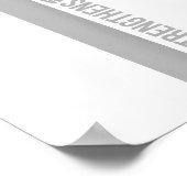 Poster Je Peux Faire Tout Par Le Christ Qui Renforce (Coin)