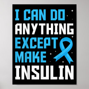 Poster Je Peux Faire Tout Sauf Faire Du Ruban Bleu Insuli