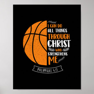 Poster Je peux faire toutes choses par Christ - Joueur de