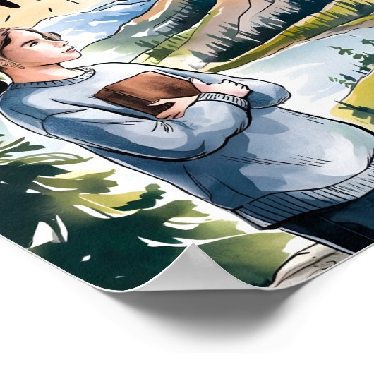 Poster Je Peux Faire Toutes Les Choses Ado Chrétien Girl (Coin)