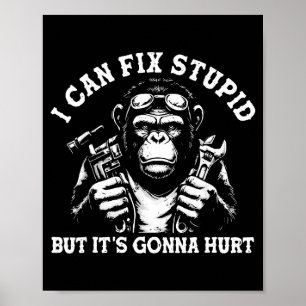 Poster Je peux réparer Stud mais ça va faire mal Mécanici