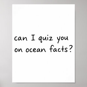 Poster Je peux tester mes connaissances sur les faits océ