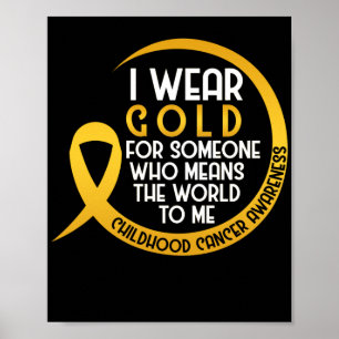 Poster Je Porte De L'Or Pour Quelqu'Un Qui Signifie Le Mo