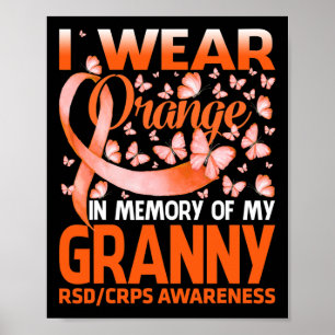 Poster Je Porte De L'Orange Pour Ma Granny Rsd Crps Sensi