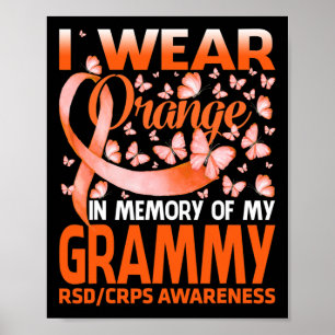 Poster Je Porte De L'Orange Pour Mon Grammy Rsd Crps Sens