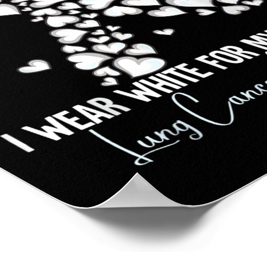 Poster Je Porte Du Blanc Pour Mon Mari Sensibilisation Au (Coin)