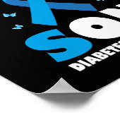 Poster Je Porte Du Bleu Pour Mon Fils Sensibilisation Au  (Coin)