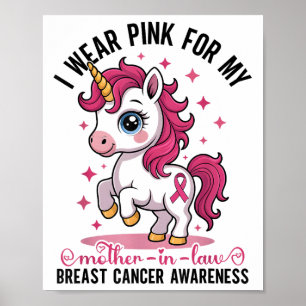 Poster Je Porte Du Nk Pour Ma belle-mère Cancer du Sein C