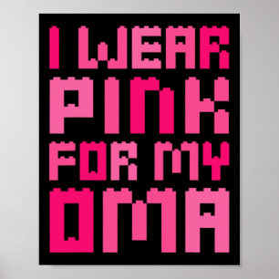 Poster Je Porte Du Rose Pour Mon Oma Block Building Boys