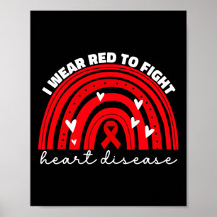 Poster Je Porte Du Rouge Pour Lutter Contre La Sensibilis