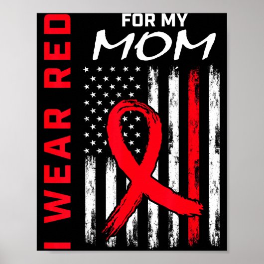 Poster Je Porte Du Rouge Pour Ma Mère Drapeau De Sensibil (Devant)