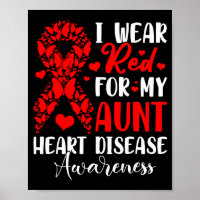Je porte du rouge pour ma tante Mois de sensibilis