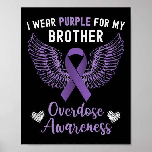 Poster Je Porte Du Violet Pour Mon Frère En Surdose De Mé (Devant)