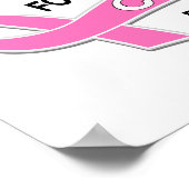 Poster Je Porte Le Rose Pour Le Cancer Du Sein Cure 42 (Coin)