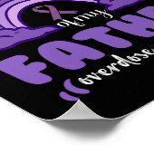 Poster Je porte le violet à la mémoire de mon Père (Coin)