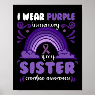 Poster Je Porte Le Violet En Mémoire De Ma Soeur 2