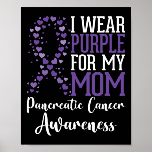 Poster Je porte le violet pour ma maman Pancreatic Cancer