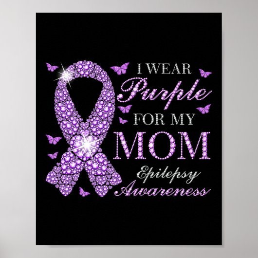 Poster Je Porte Le Violet Pour Ma Mère Conscience De L'Ép (Devant)