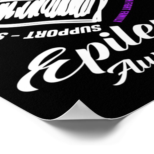 Poster Je Porte Le Violet Pour Moi Guerrier Fighter Epile (Coin)