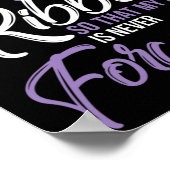 Poster Je Porte Le Violet Pour Mon Fils Sensibilisation I (Coin)