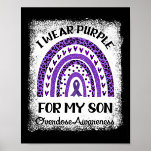 Poster Je Porte Le Violet Pour Mon Fils Surdose Sensibili