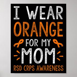 Poster Je Porte L'Orange Pour Ma Mère Warrior Crps Lauréa